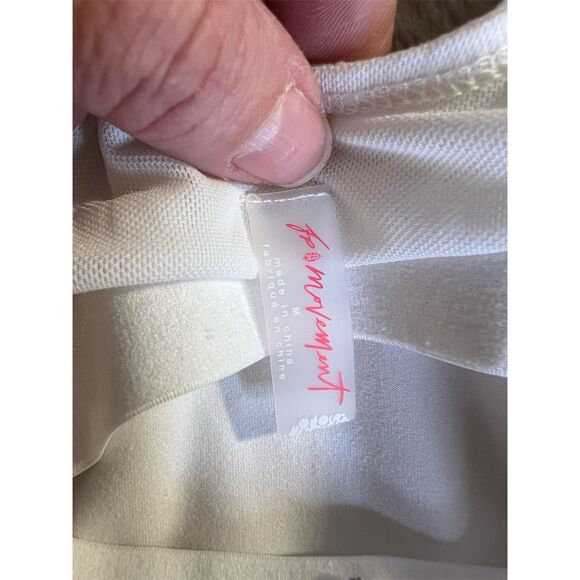 Free People FP Movement Women's White Skortsie Size M Activewear, Bohemi… - Picture 8 of 10